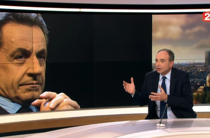 L'ancien président de l'UMP, Jean-François Copé, sur le plateau du 20H de France 2, le 14 février 2016