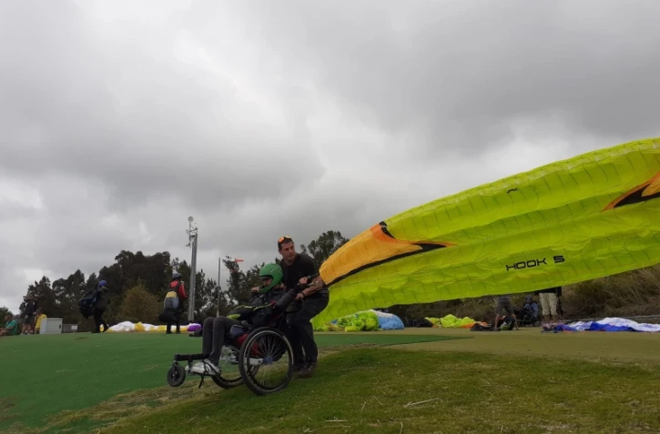 Parapente à Saint-Leu