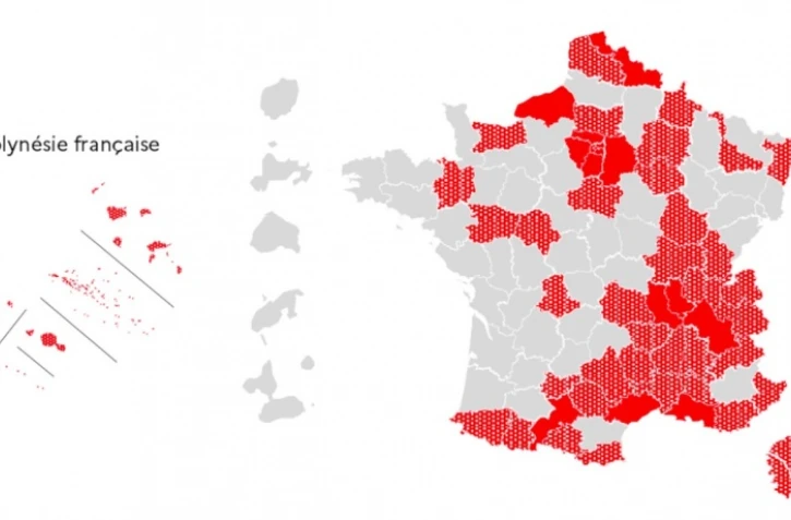 Les Outre-mer (encore) à l'envers sur les cartes du gouvernement 