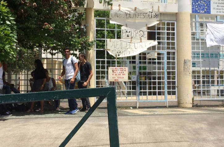 Manifestation des lycéens