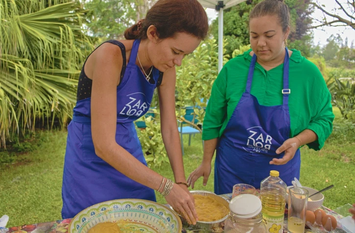 Atelier cuisine spécial racine à la ferme de Marie