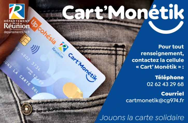 Le Département invite les bénéficiaires à bien conserver leur Cart’Monétik