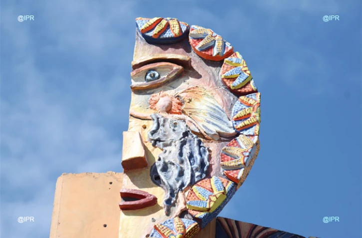 installation artistique collège bernica