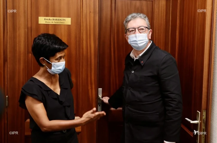 jean-luc mélenchon et ericka bareigts