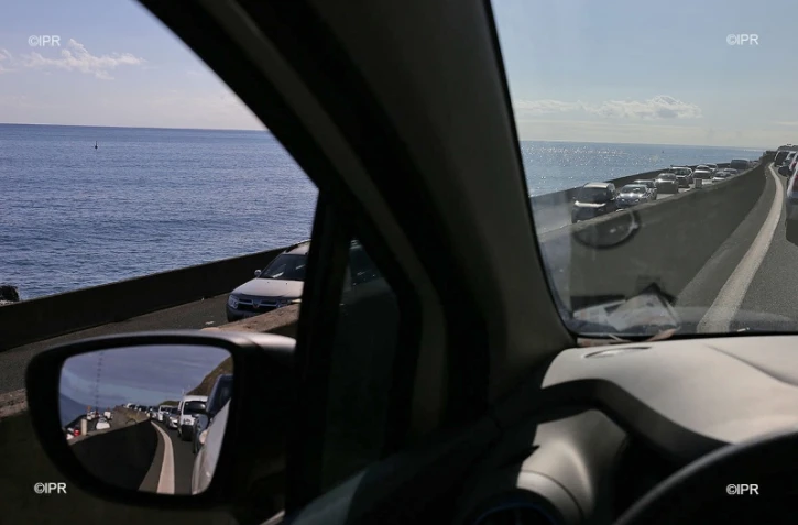 Embouteillage route du littoral 