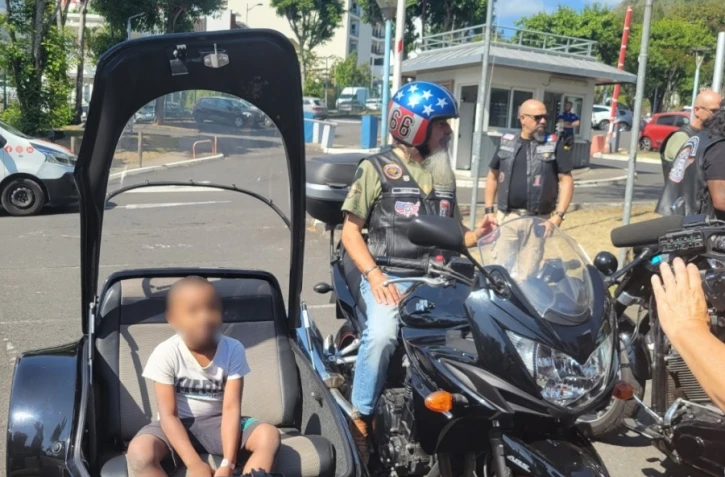 Le CHU de La Réunion et le Harley-Davidson Club offrent une matinée de rêve aux enfants hospitalisés