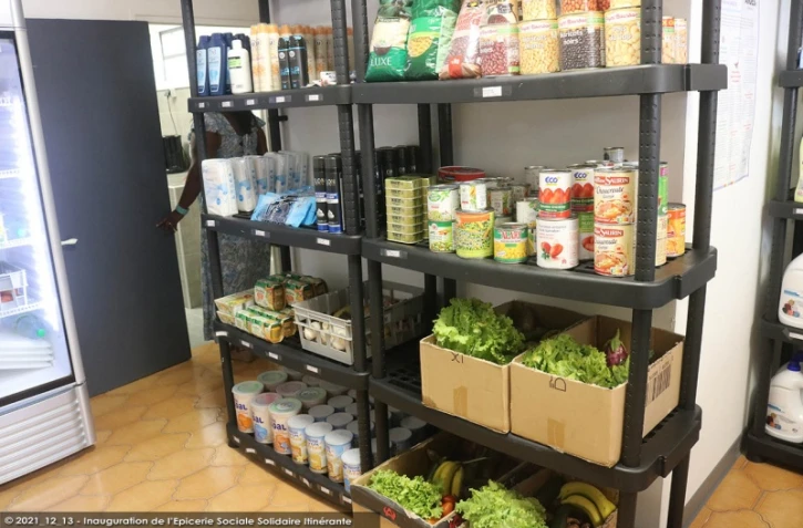 Inauguration de l'épicerie sociale et solidaire itinérante essi