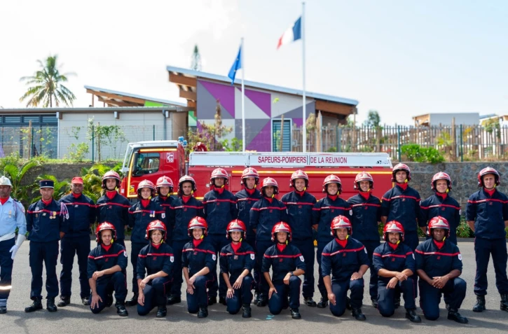 Le SDIS 974 intègre une deuxième unité de 21 nouveaux caporaux de sapeurs-pompiers professionnels