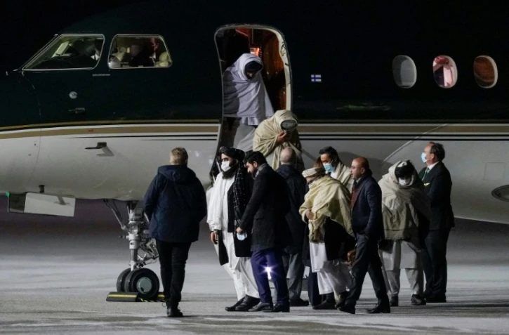 Arrivée de délégués talibans en Norvège le 22 janvier 2022