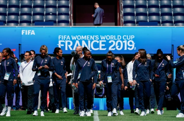 Les Bleues de Corinne Diacre au Parc des Princes, à la veille de leur match d'ouverture du Mondial face à la Corée du Sud, le 6 juin 2019