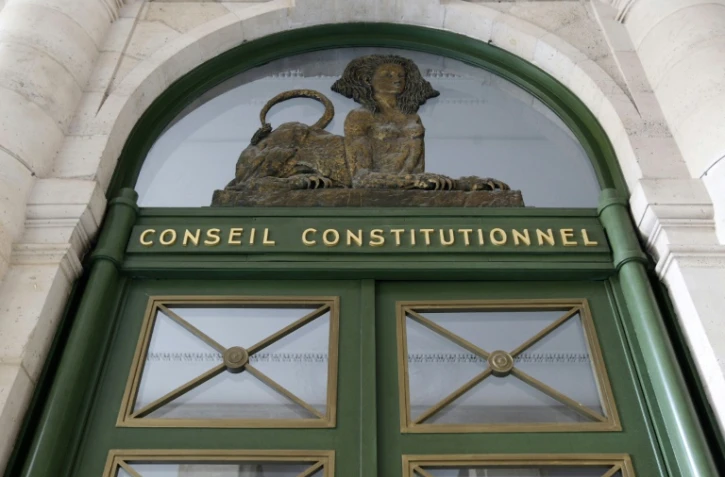 Une des entrées du Conseil Constitutionnel, le 21 février 2012 à Paris