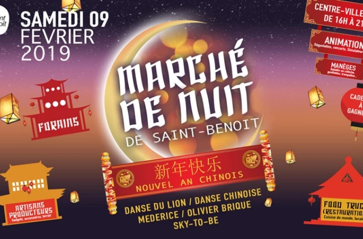 Marché de nuit de Saint-Benoit