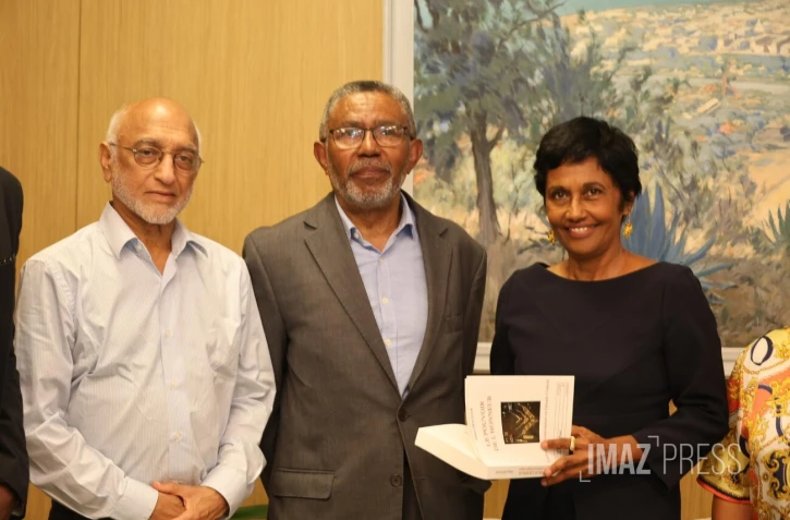 Ericka Bareigts et Sultan Chouzour, ambassadeur des Comores à l'ONU