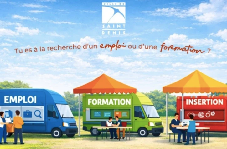 Saint-Denis : les recruteurs viennent dans votre quartier à Primat avec la caravane Proxi