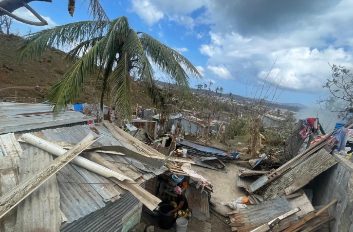 cyclone Chido Mayotte  Kaweni 