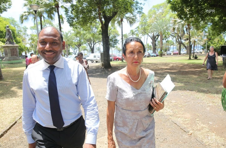 Huguette Bello et Thierry Robert