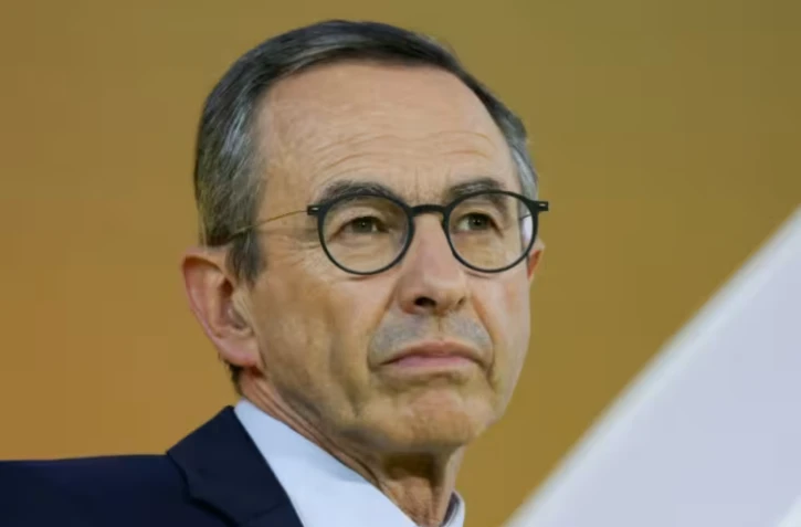 Bruno Retailleau participe à un débat avec d'autres candidats à l'élection présidentielle, le 27 août 2026 à Paris ( AFP / Thomas SAMSON )
