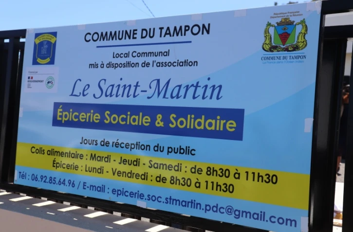 Plaine des Cafres : inauguration de l'épicerie sociale et solidaire