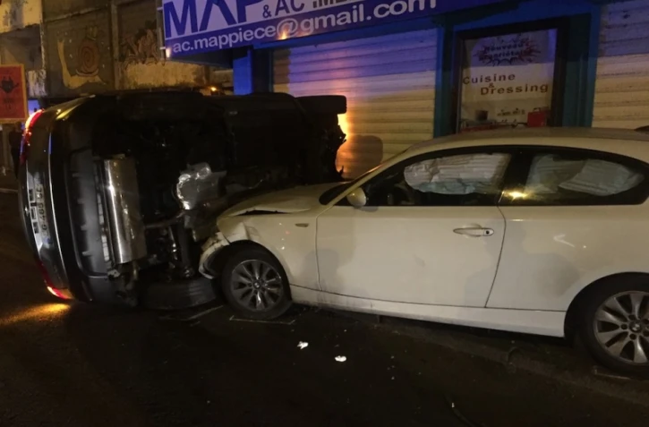 Six blessés légers dans un accident entre deux véhicules