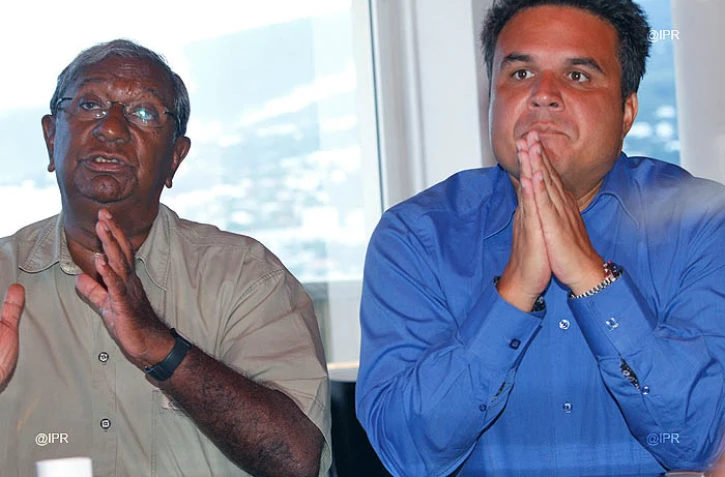 Didier Robert et Jean-Paul Virappoulé