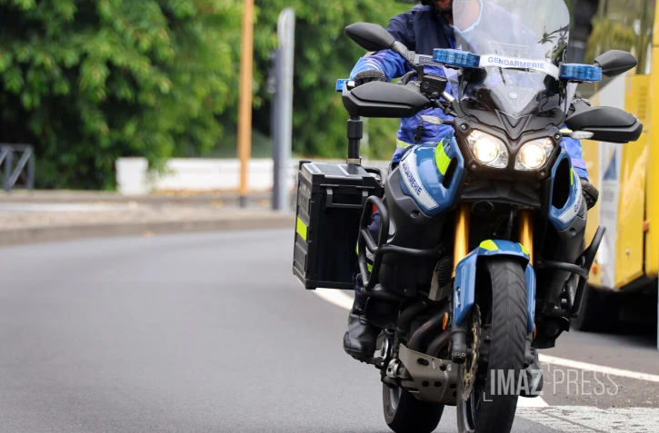 motard de la gendarmerie