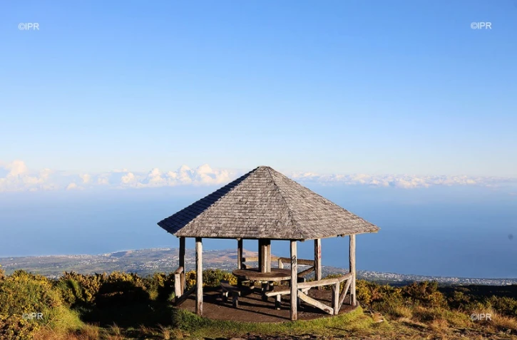 kiosque sur la route du Maïdo 
