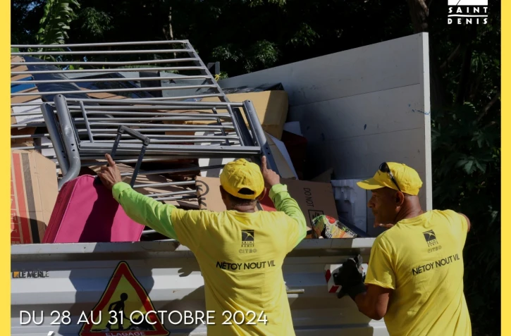 Saint-Denis : lancement de l'opération Nétoy Nout Vil