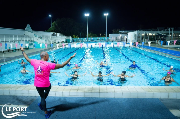 Le Port : une soirée sous l'eau à la piscine Jean-Lou Javoy