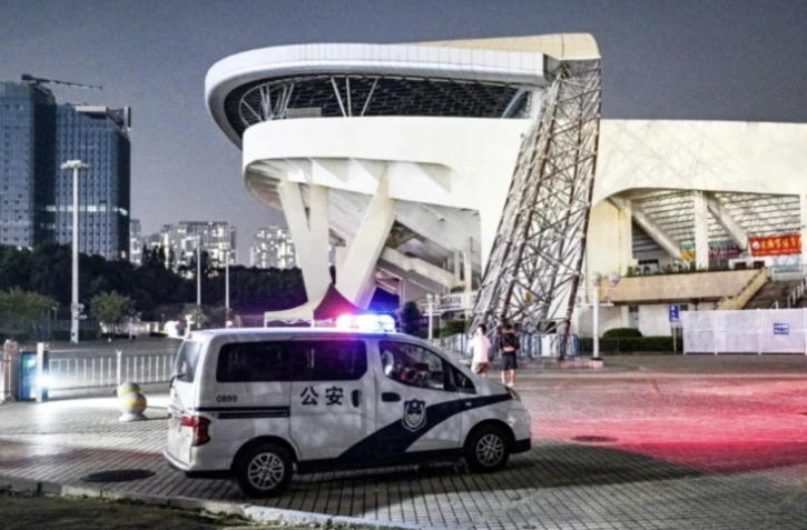 Le centre sportif de Zhuhai, dans la province du Guangdong, dans le sud de la Chine, le 12 novembre 2024 ( AFP / Hector RETAMAL )