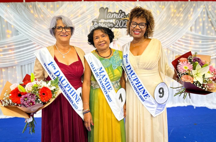Le Tampon : Marie Line Fraynal élue Miss Mamie 2025