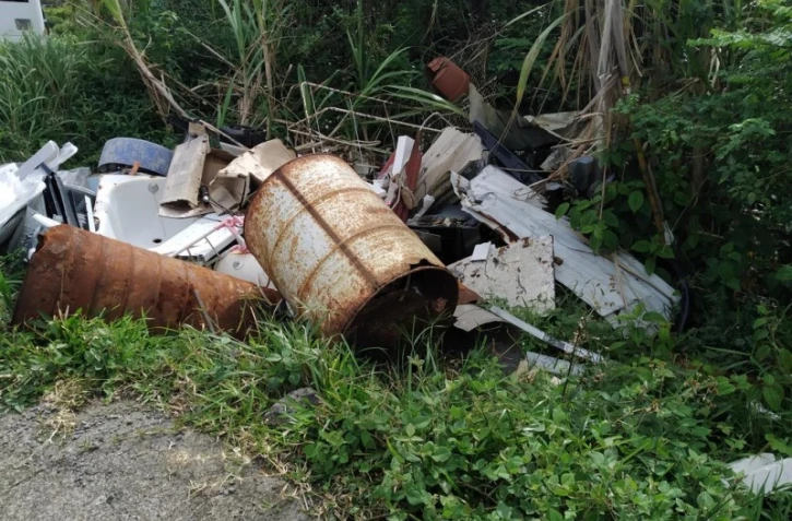 déchets sauvages