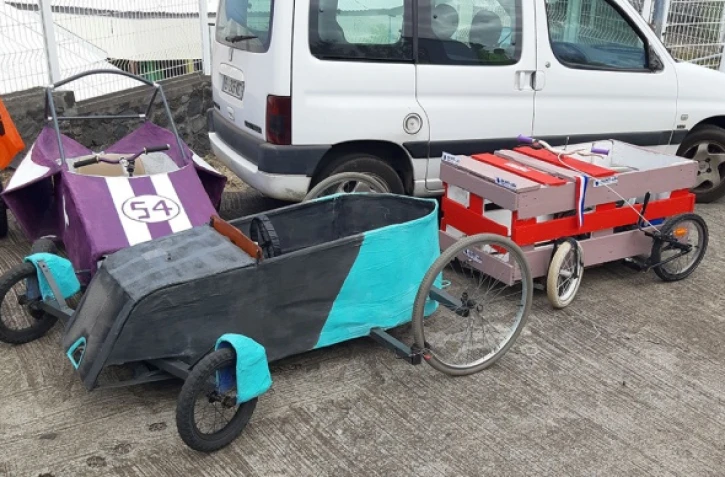 Course caisses à savon montée panon Trois bassins