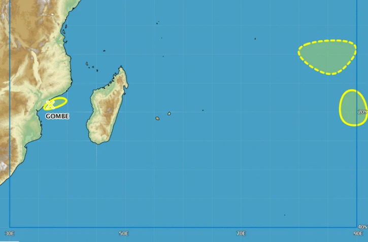 Tempête tropicale : un risque faible de formation apparait dès dimanche
