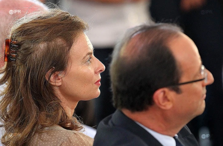 françois hollande et Valérie Trierweiler 