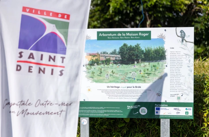 Saint-Denis : inauguration d'un arboretum au cœur du Brûlé