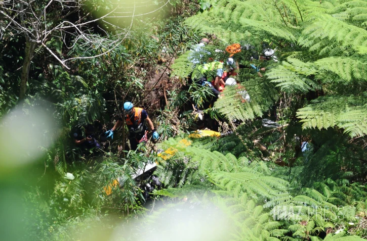 Crash dans le Cirque de Salazie