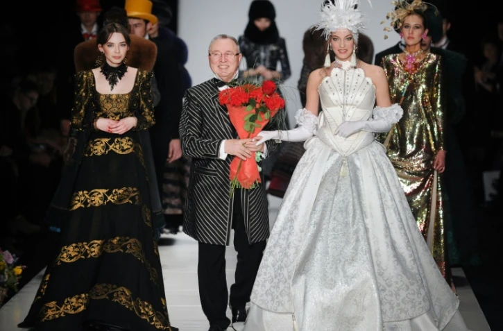 Le couturier russe Viatcheslav (Slava) Zaïtsev, le 29 mars 2013 à Moscou