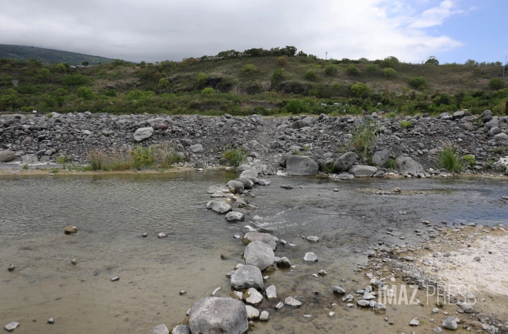 sécheresse à la rivière des galets 