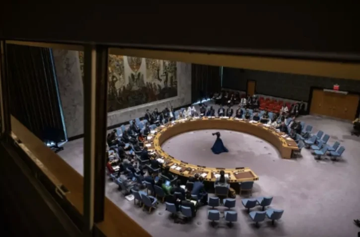 Réunion du Conseil de sécurité de l'ONU sur les dangers de la cybercriminalité le 20 juin 2024 à New York ( AFP / Yuki IWAMURA )