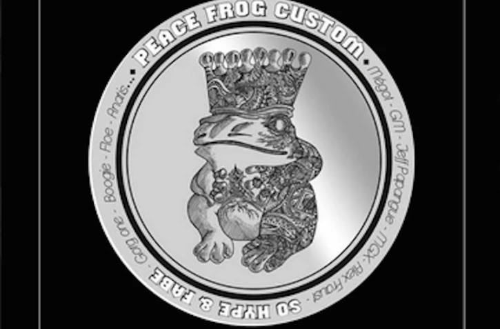 Exposition Peace Frog Custom