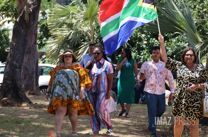 Viste de délégation sud-africaines