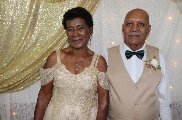 Saint-Pierre : les époux Noucama célèbrent leurs 50 ans de mariage