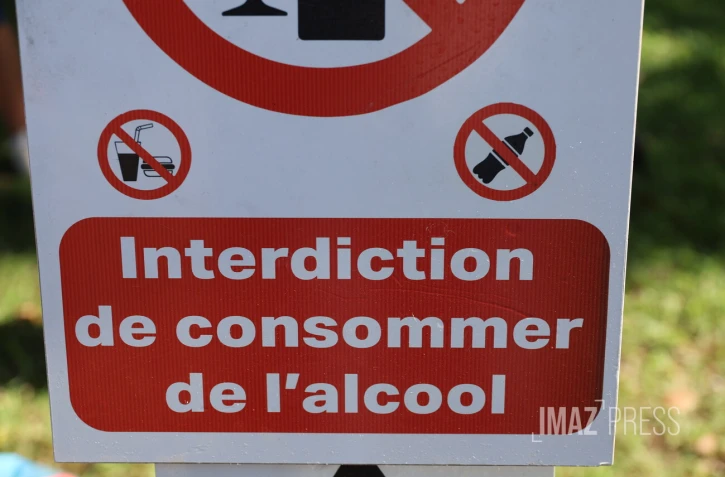 Interdiction de consommer de l'alcool 