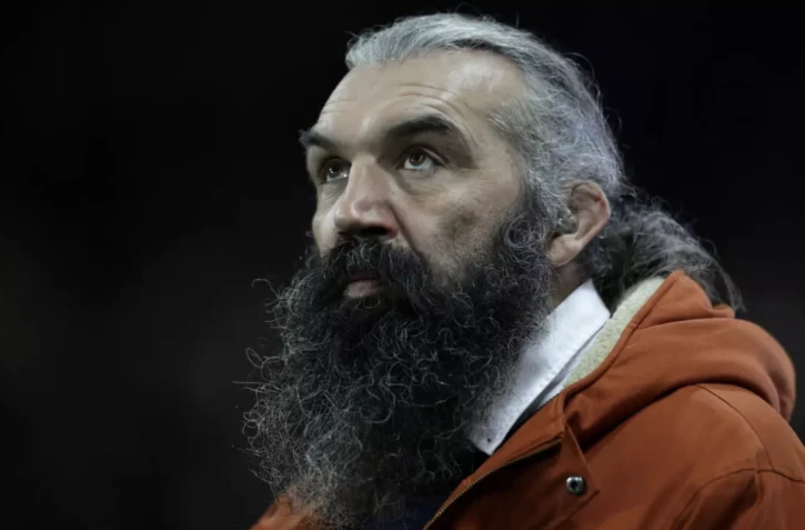 Sébastien Chabal le 23 décembre 2023 au stade Ernest-Wallon à Toulouse avant un match de Top 14 entre le Stade toulousain et le RC Toulon. "Je n'ai aucun souvenir d'une seule seconde d'un match de rugby que j'ai joué", a révélé l'ancien international français © Valentine CHAPUIS / AFP/Archives