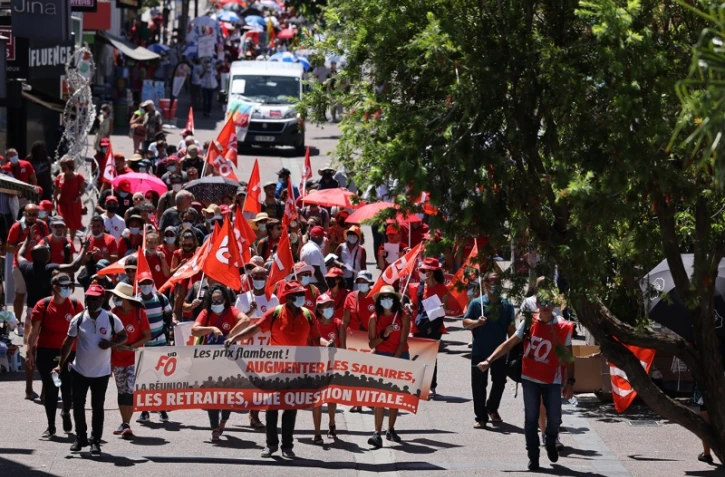 Grève générale manifestation 27 janvier 2022 saint-denis