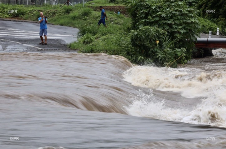 Les routes inondées à Saint Louis le 25 janvier 2020