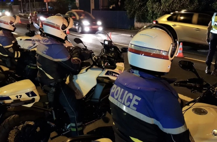 Contrôles routiers à Saint-Denis