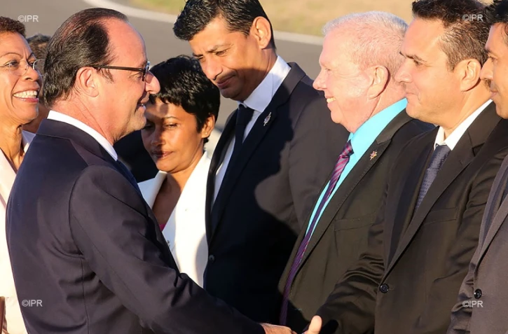 Didier Robert et Francois Hollande 