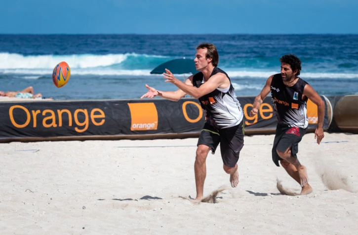 Orange beach rugby