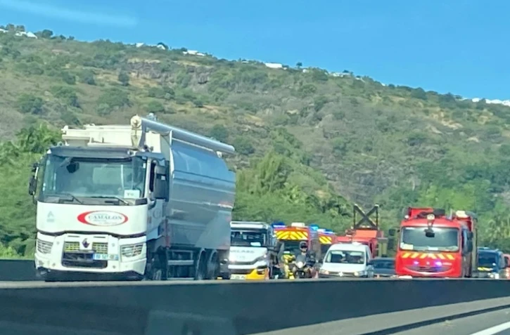 5 km de bouchon en direction du nord